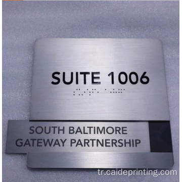 ADA Braille ve Yükseltilmiş Yazı ile İmzalar